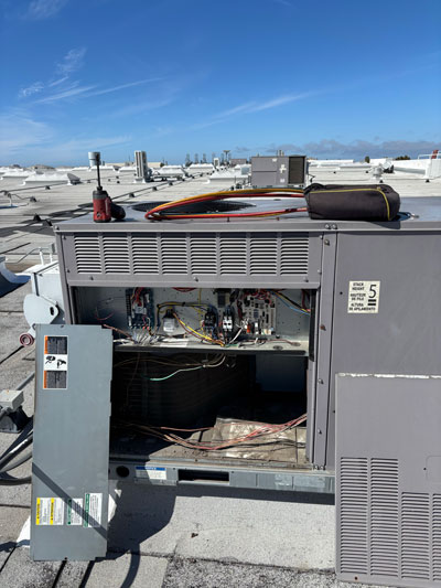 Rooftop HVAC Unit Inspection and Maintenance